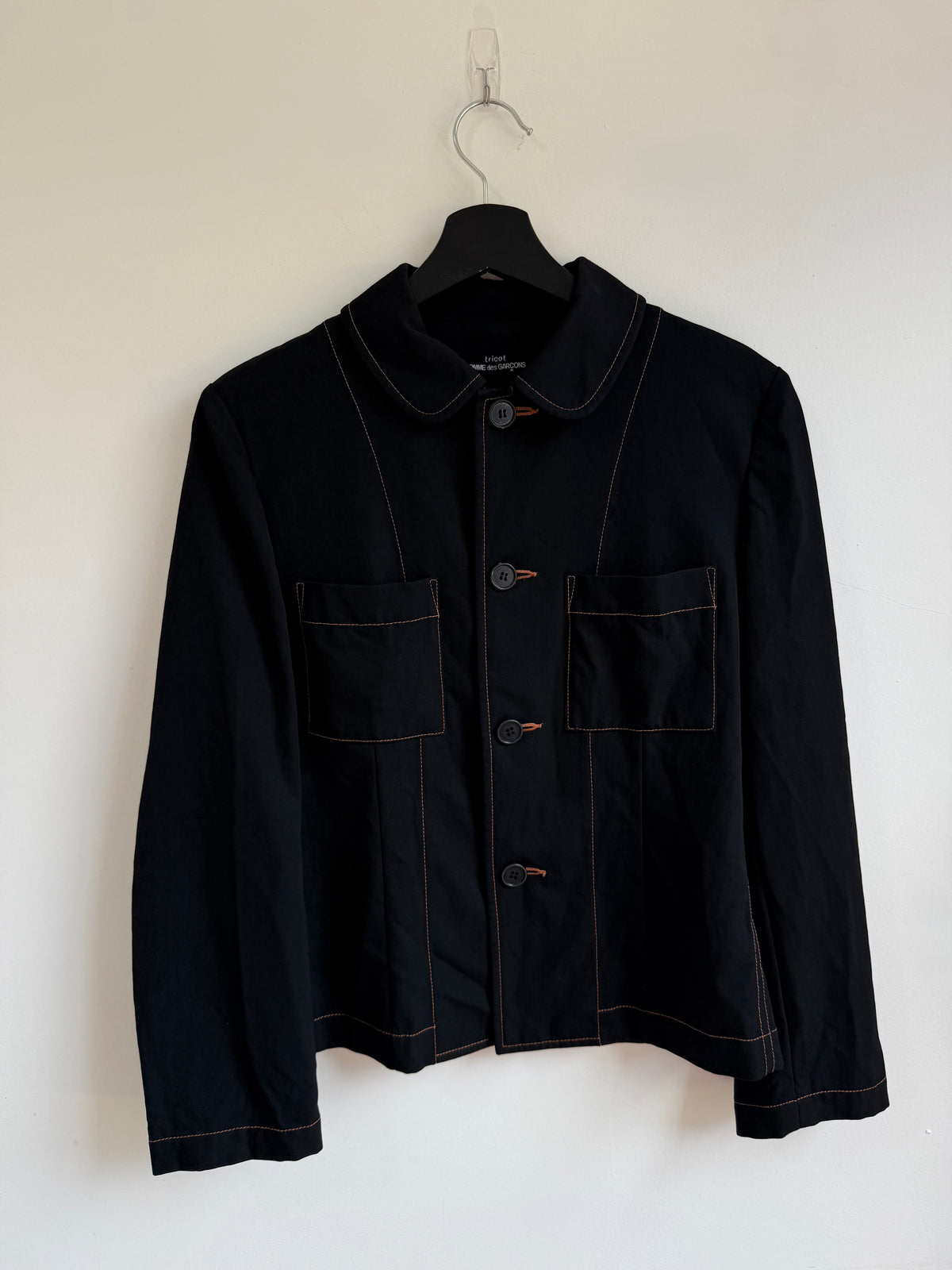 Comme des Garçons Tricot Contrast Stitch Work Jacket