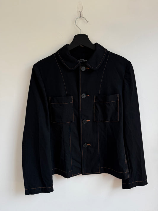 Comme des Garçons Tricot Contrast Stitch Work Jacket