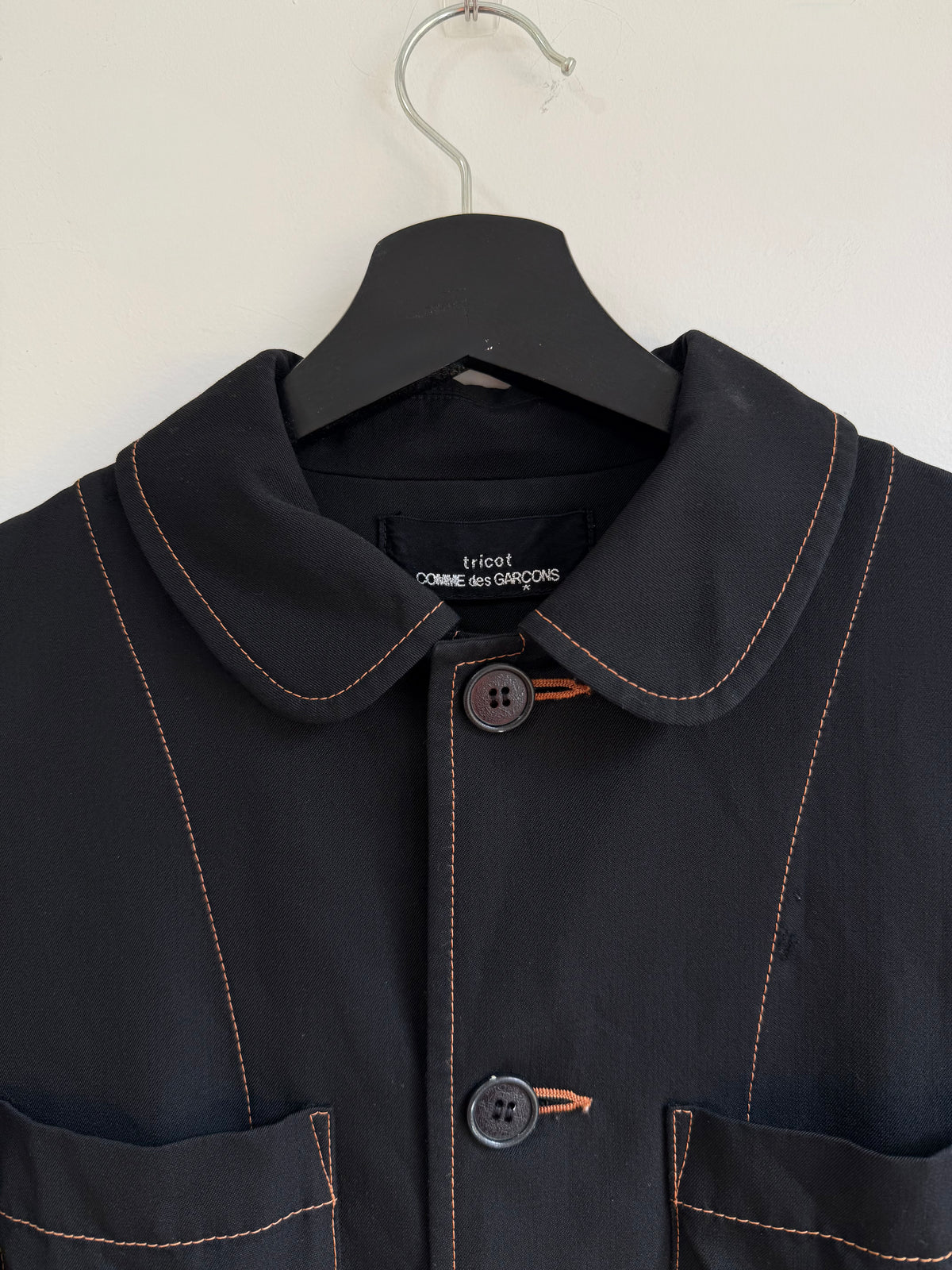 Comme des Garçons Tricot Contrast Stitch Work Jacket