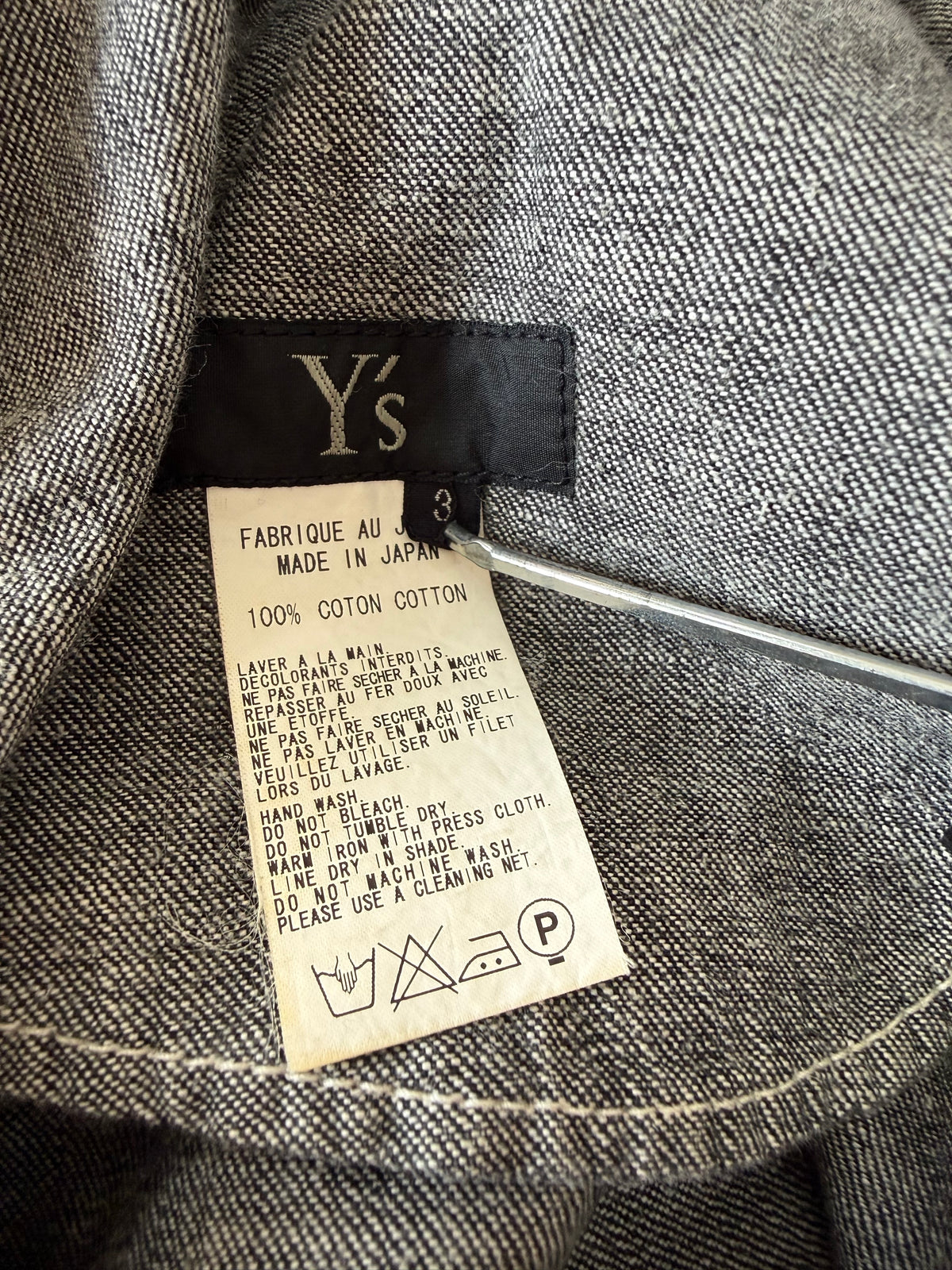 Y's Multi-Pocket Wide Denim