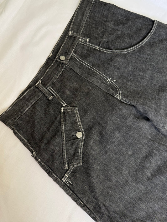 Y's Multi-Pocket Wide Denim
