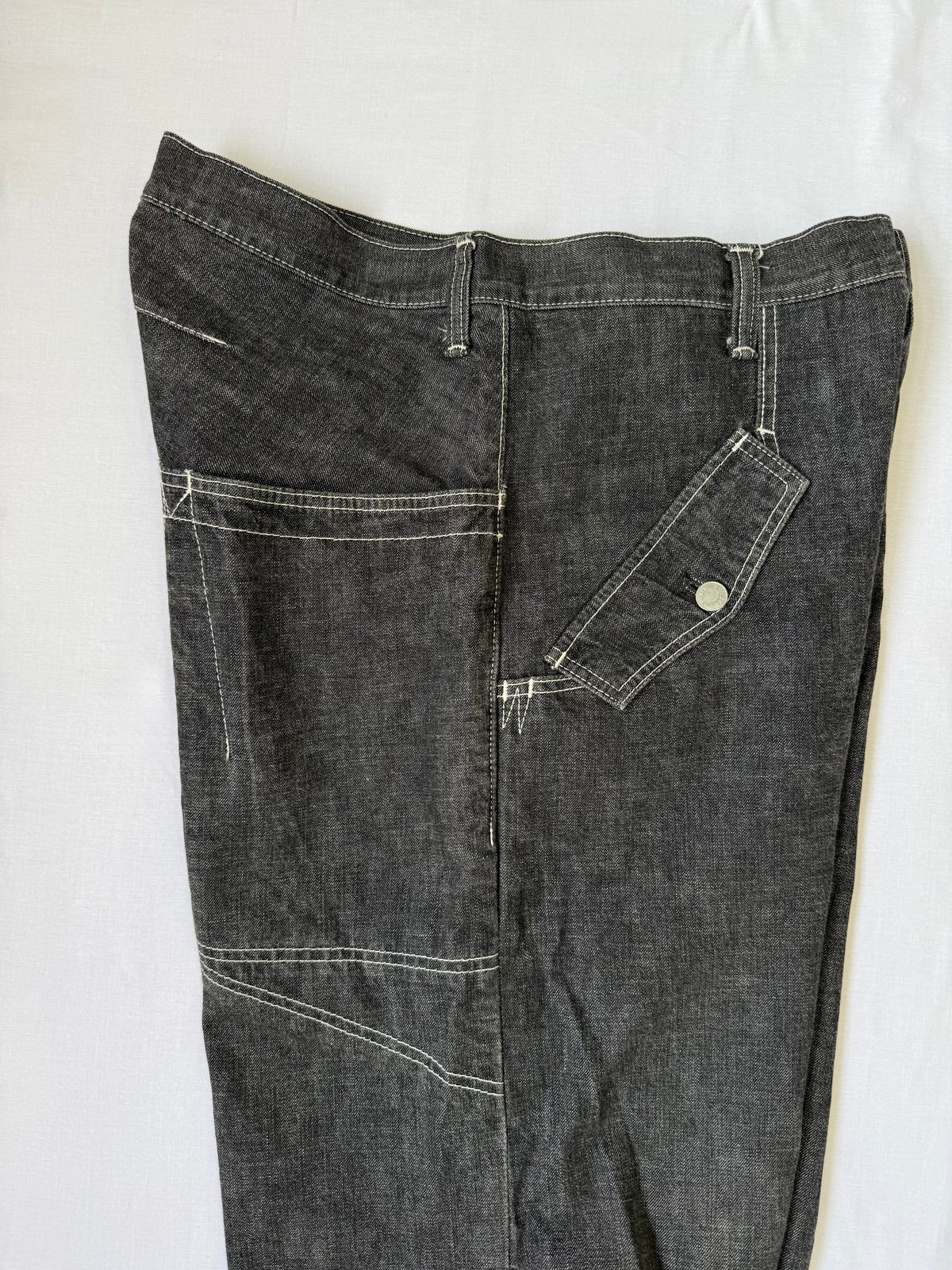 Y's Multi-Pocket Wide Denim