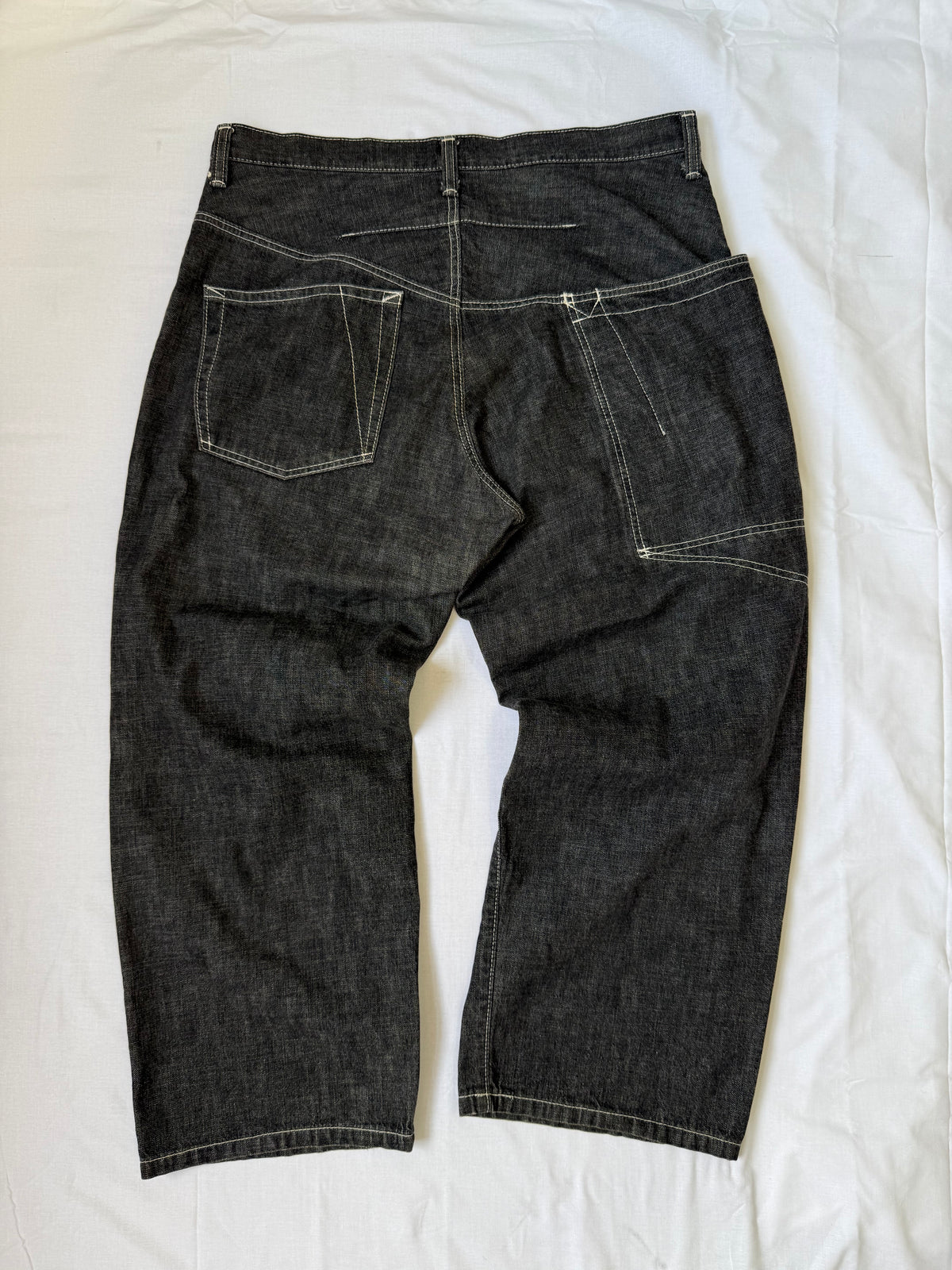 Y's Multi-Pocket Wide Denim