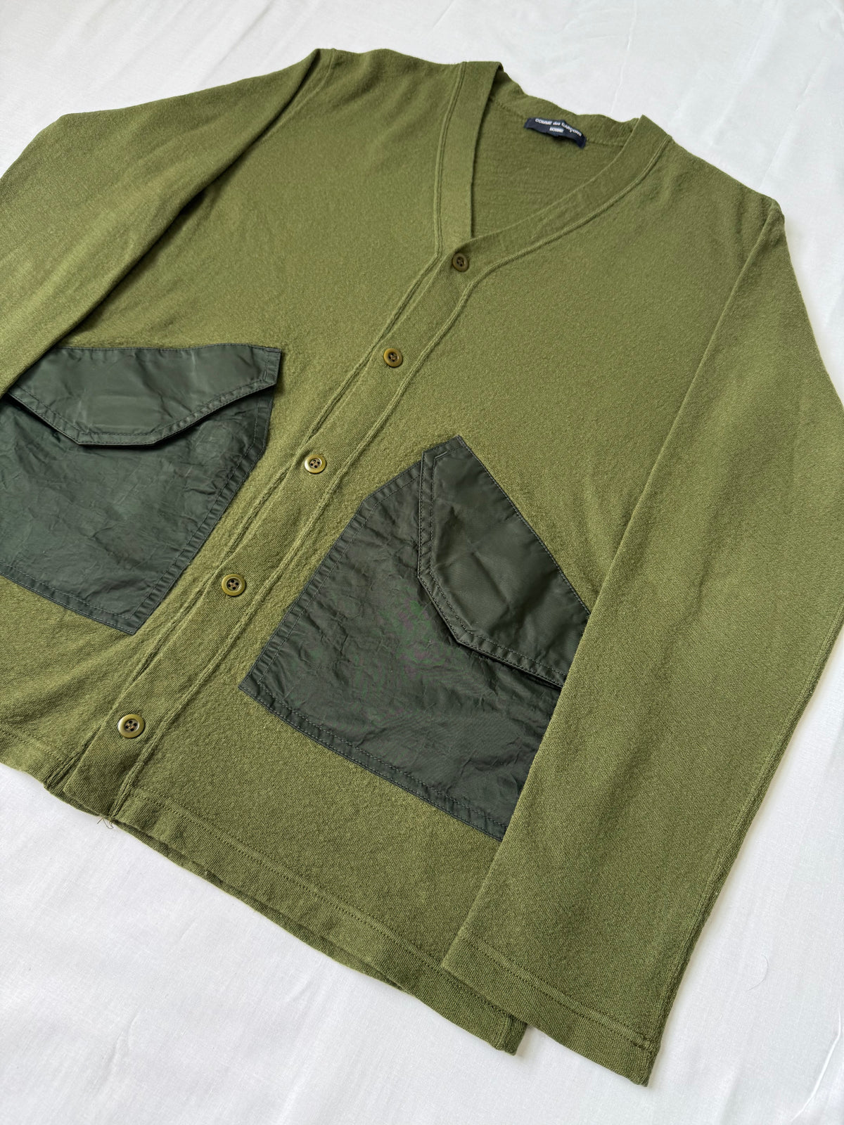 Comme des Garçons Homme aw16 Nylon Pocket Cardigan