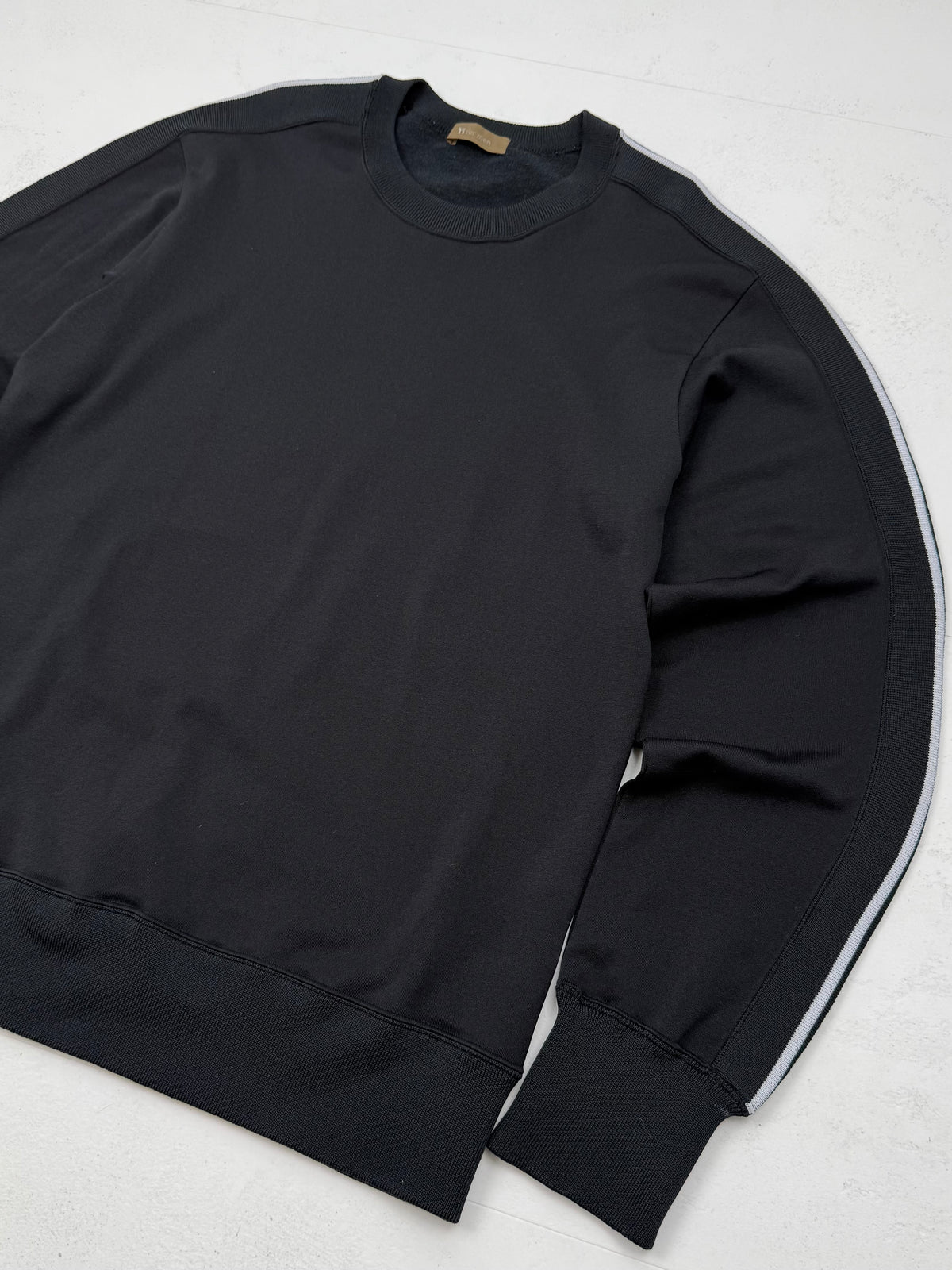 Y's For Men 90s White Side Stripe Sweatshirt