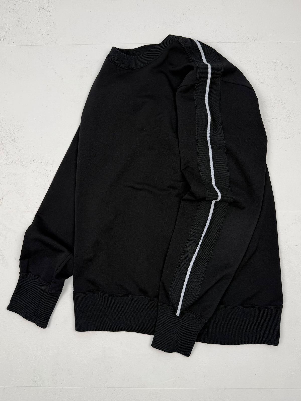 Y's For Men 90s White Side Stripe Sweatshirt