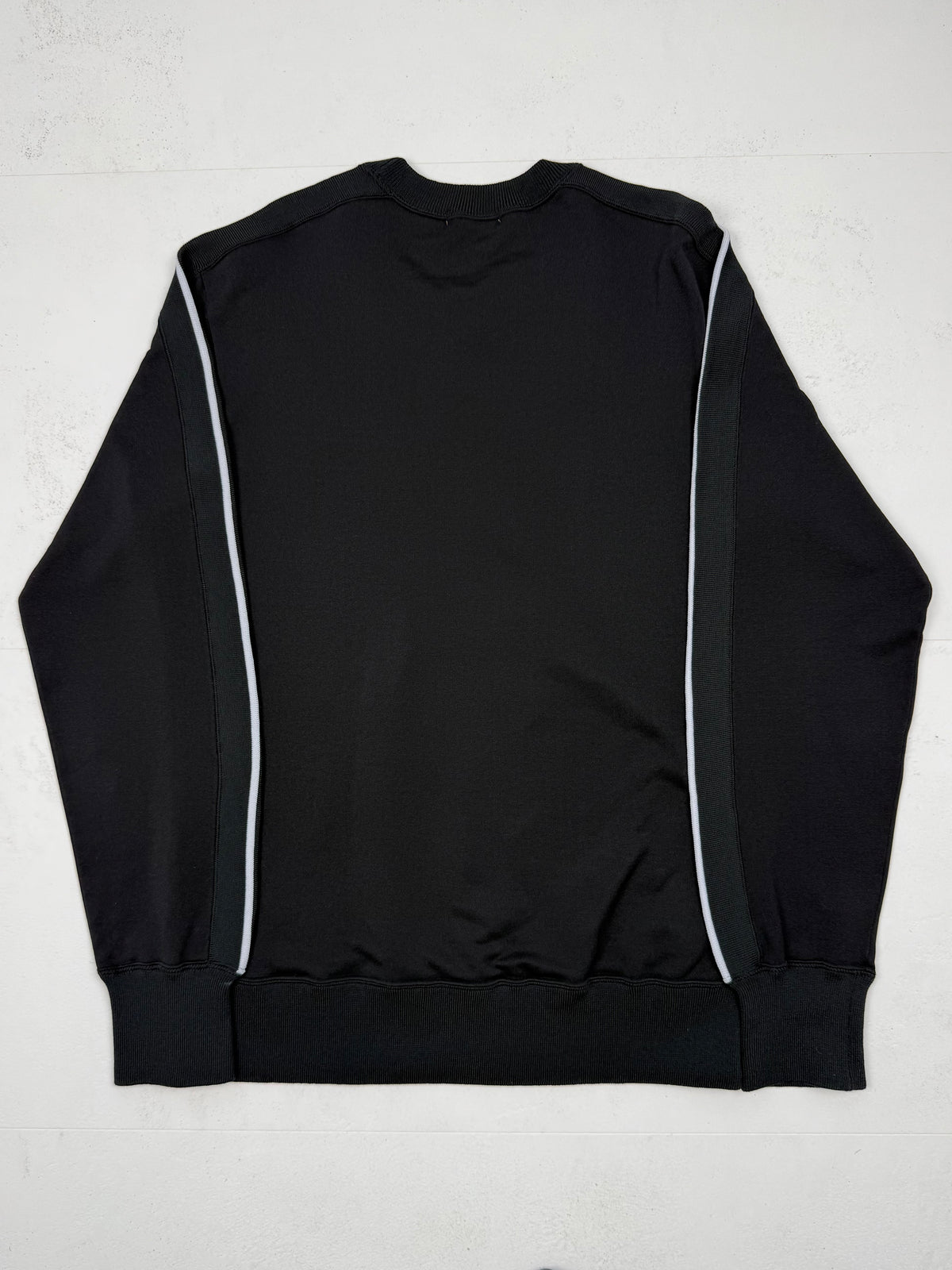 Y's For Men 90s White Side Stripe Sweatshirt