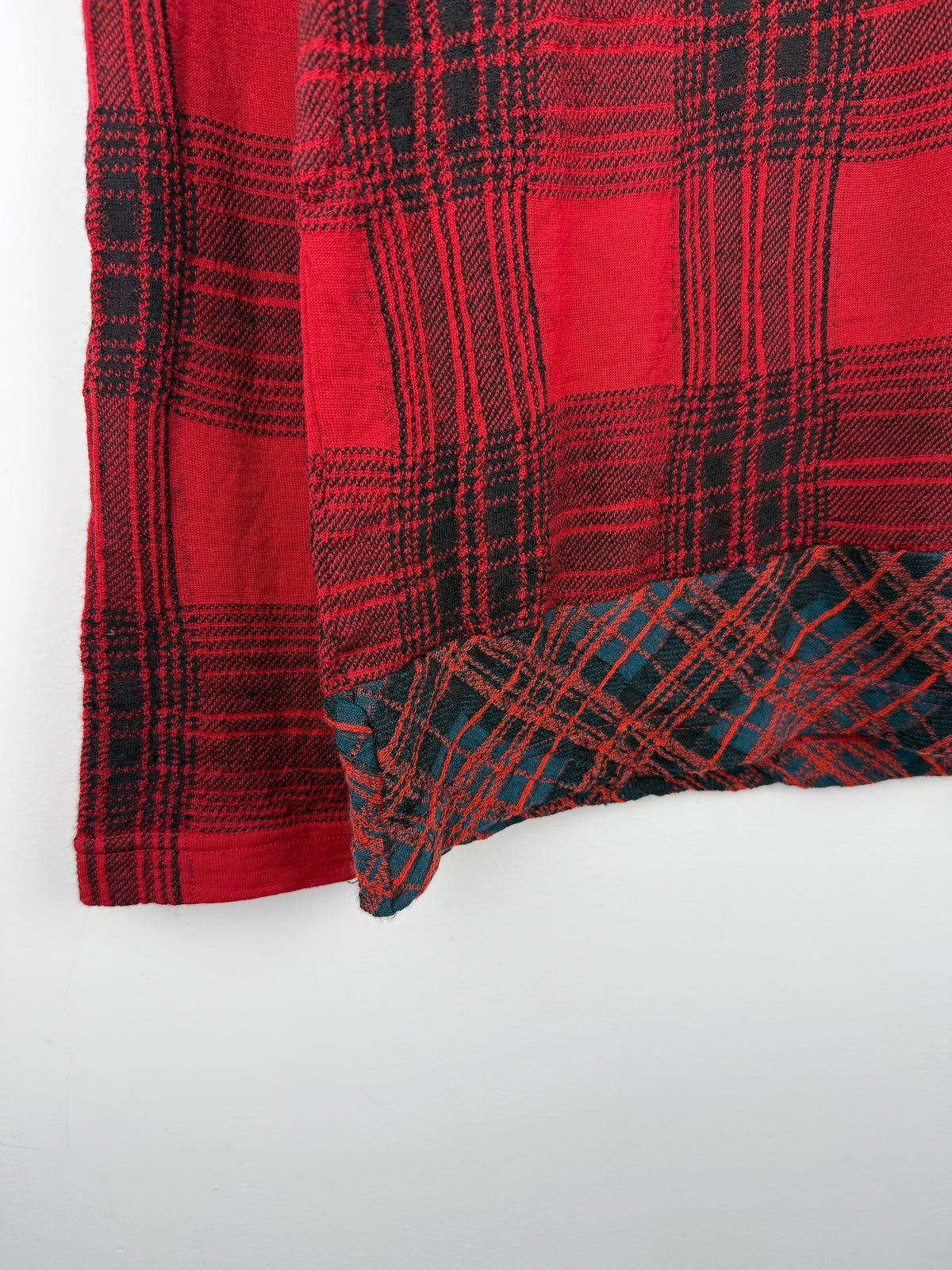 Comme des Garçons Homme aw01 Tartan Knit Jumper