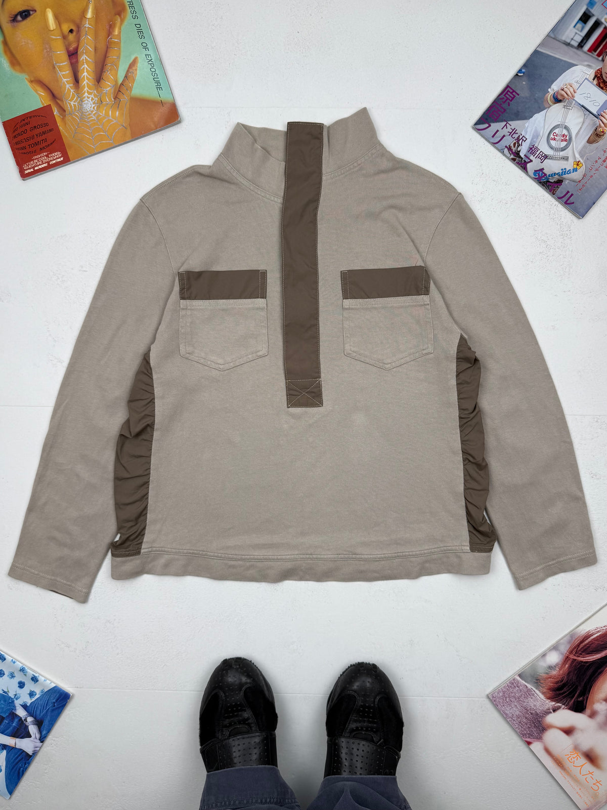 HAI Sporting Gear 80s Nylon Panel Pullover
