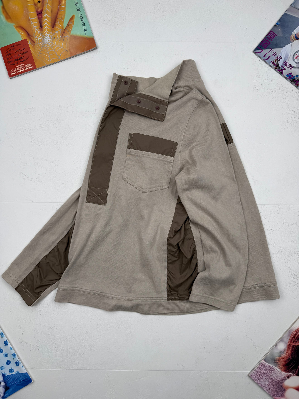 HAI Sporting Gear 80s Nylon Panel Pullover