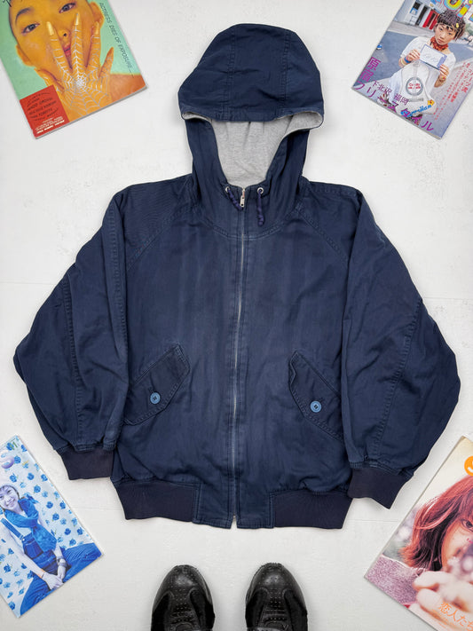 Issey Sport 80s Reversible Hooded Bomber Jacket