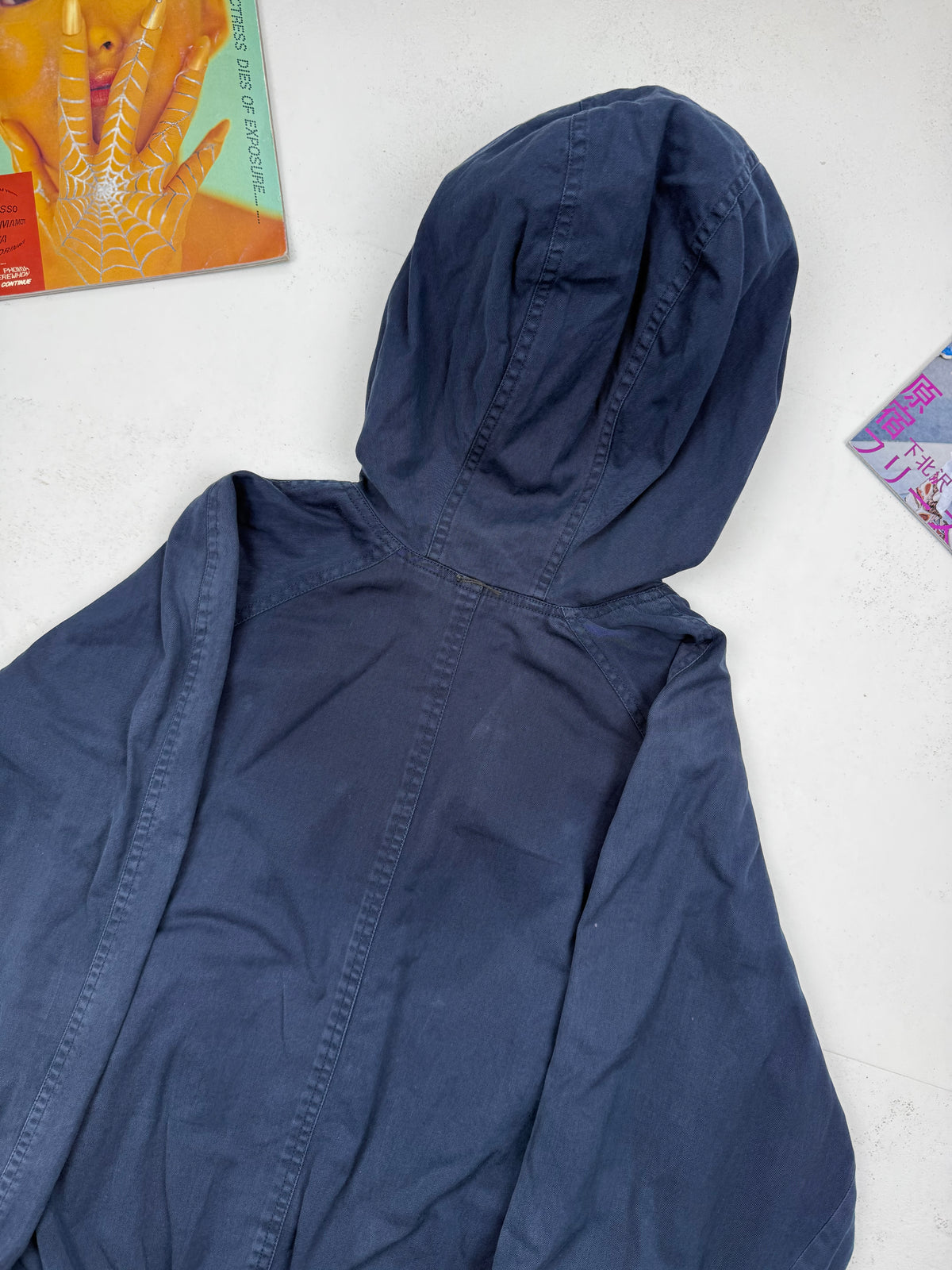 Issey Sport 80s Reversible Hooded Bomber Jacket