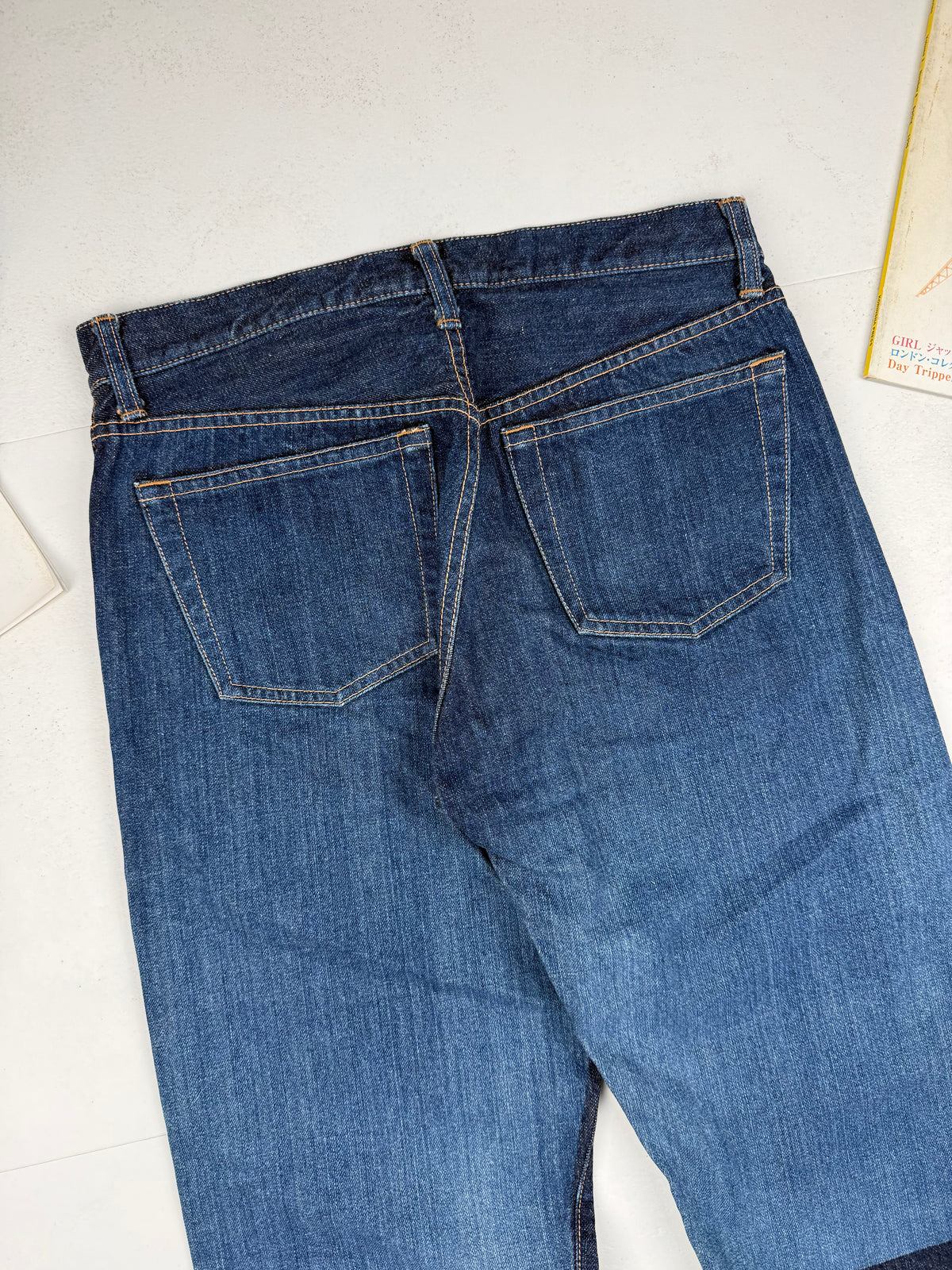 Comme des Garcons Homme AD2002 Two-Tone Indigo Denim
