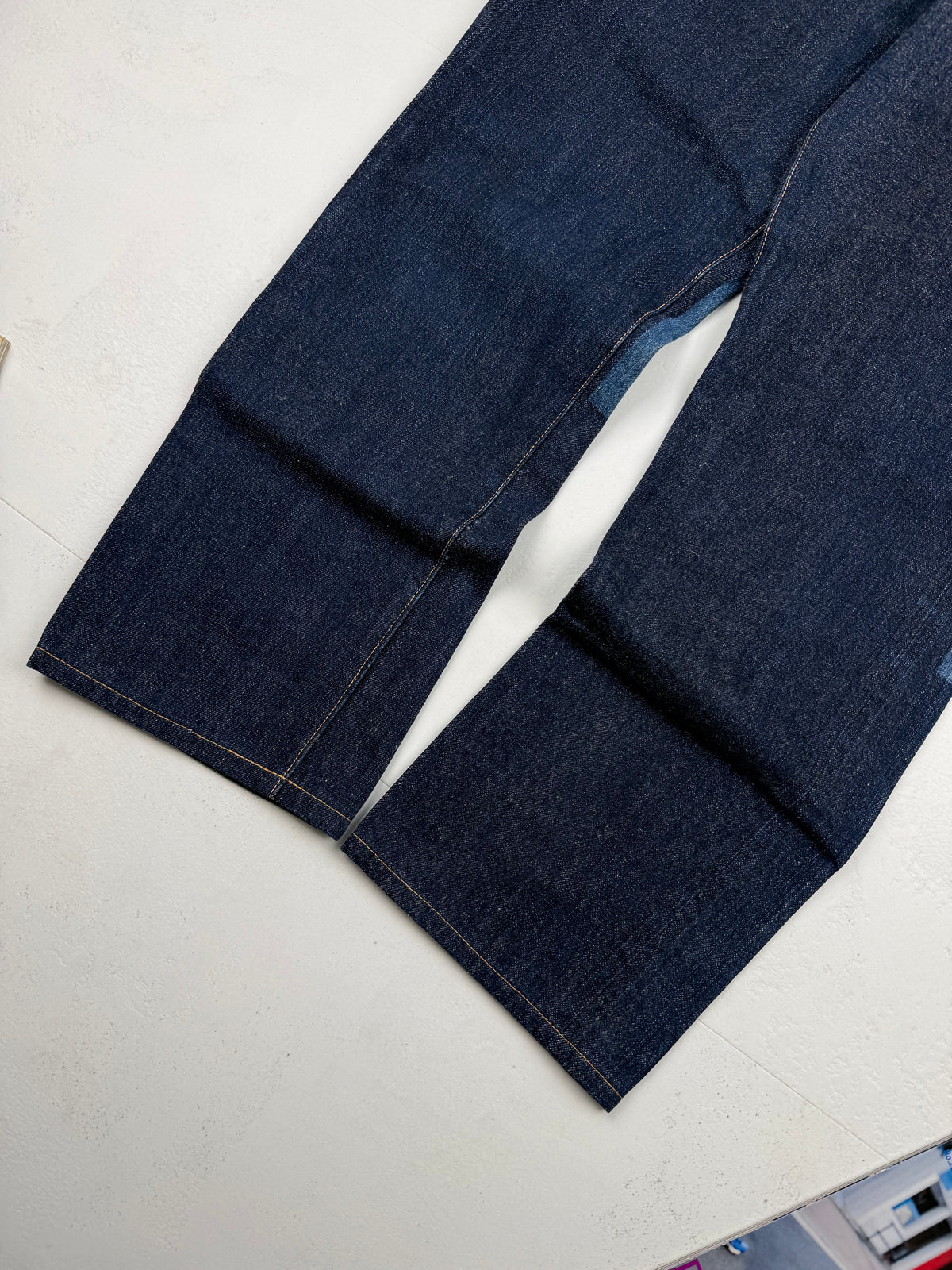 Comme des Garcons Homme AD2002 Two-Tone Indigo Denim
