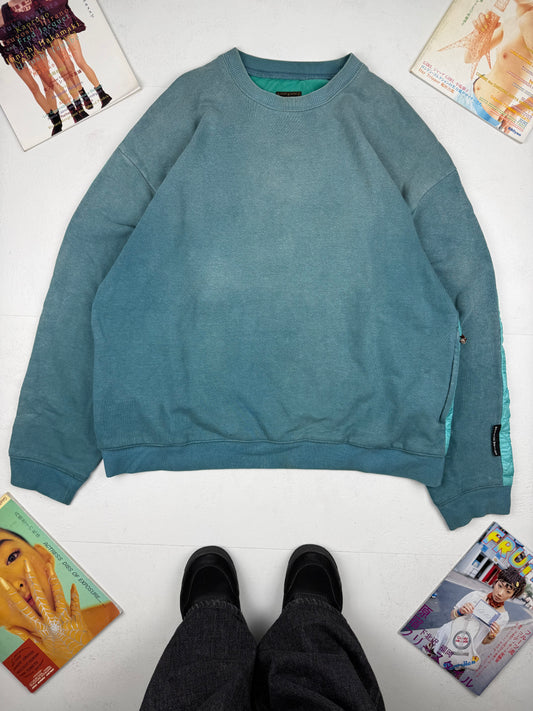 Kapital Bivouac Quilted Panel Sweatshirt