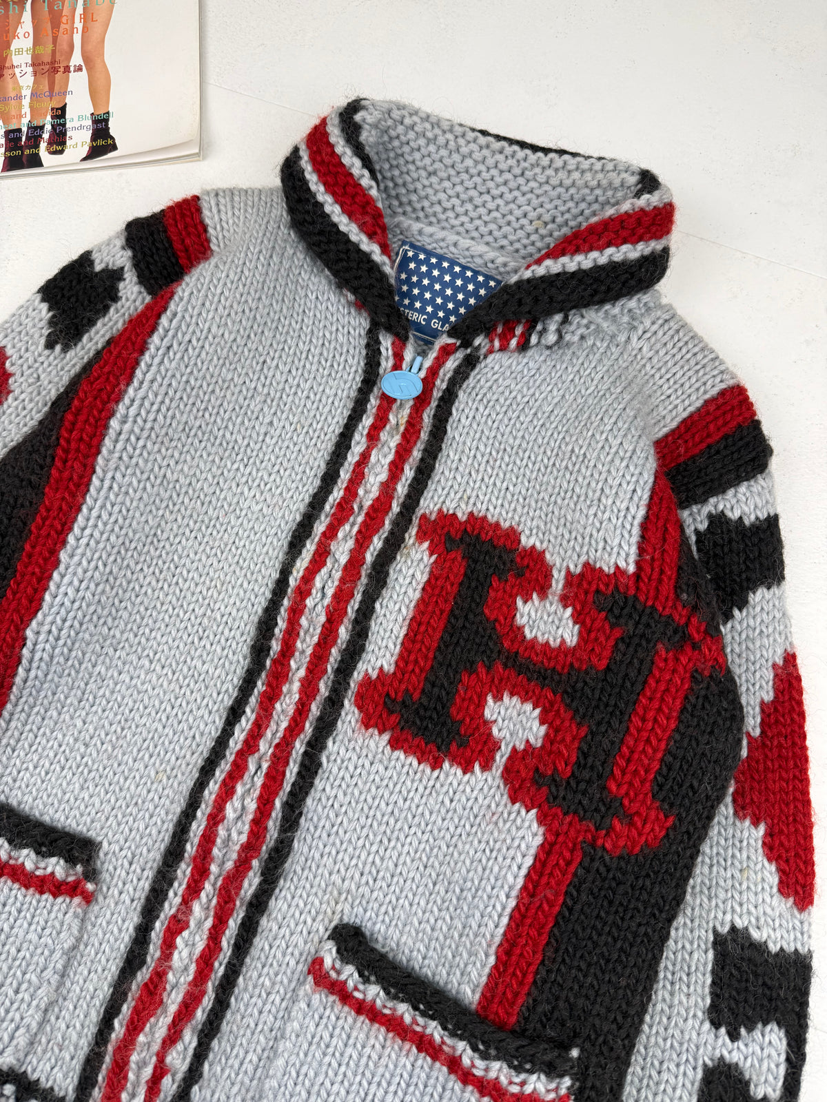 Hysteric Glamour 90s/00s Cowichan Zip Cardigan
