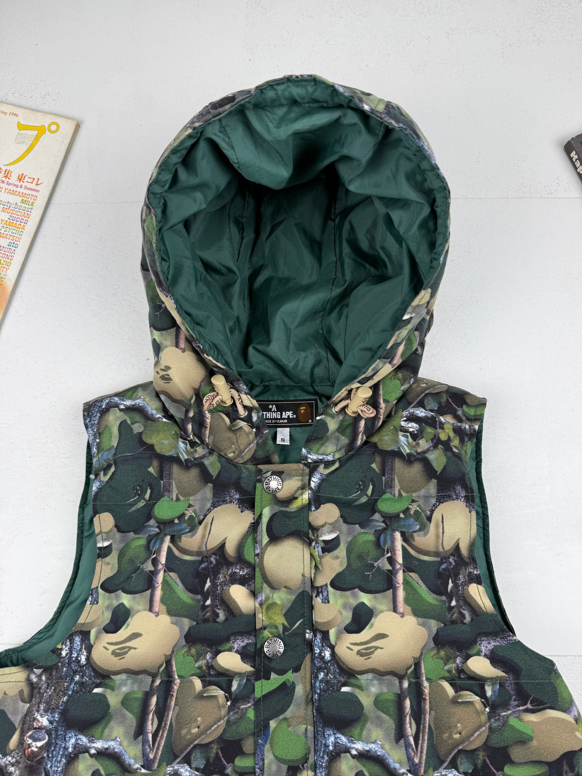 BAPE Camo Hooded Gilet Body Warmer