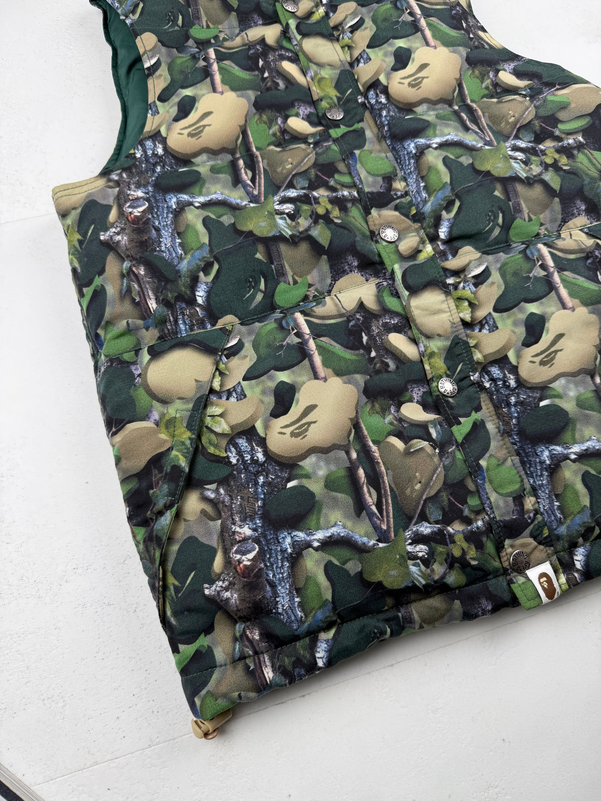 BAPE Camo Hooded Gilet Body Warmer
