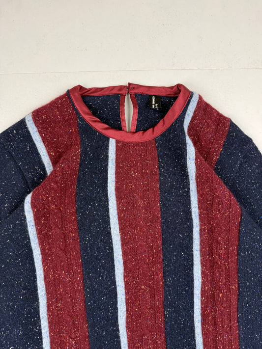 Comme des Garçons Tricot AW2000 Speckled Striped Knit Sweater