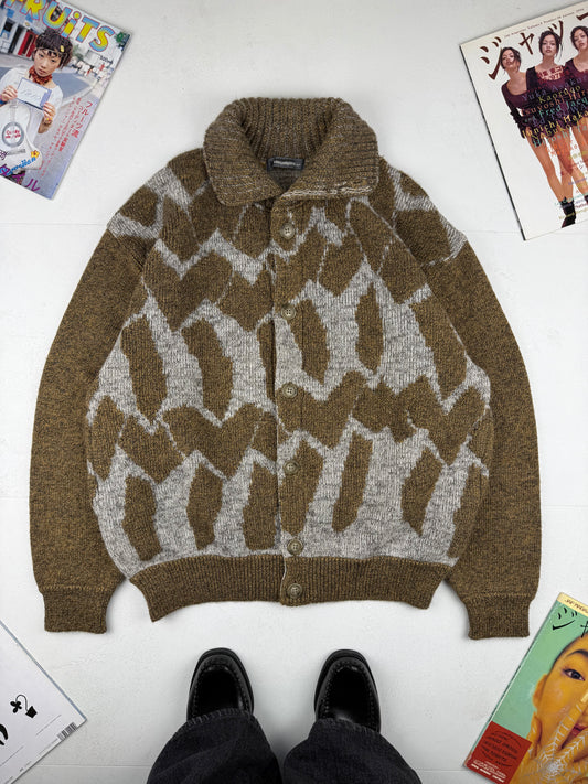 Issey Miyake Rare 80s 3D Knit Cardigan