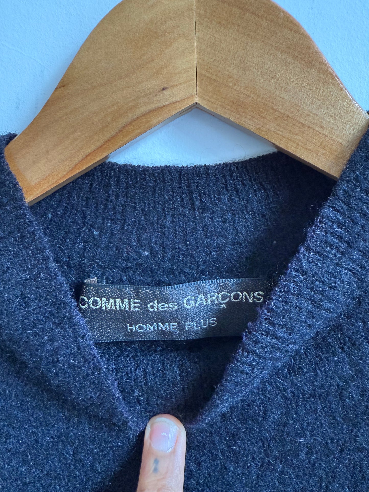CDG Homme Plus AW00 Mohair Knit Sweater