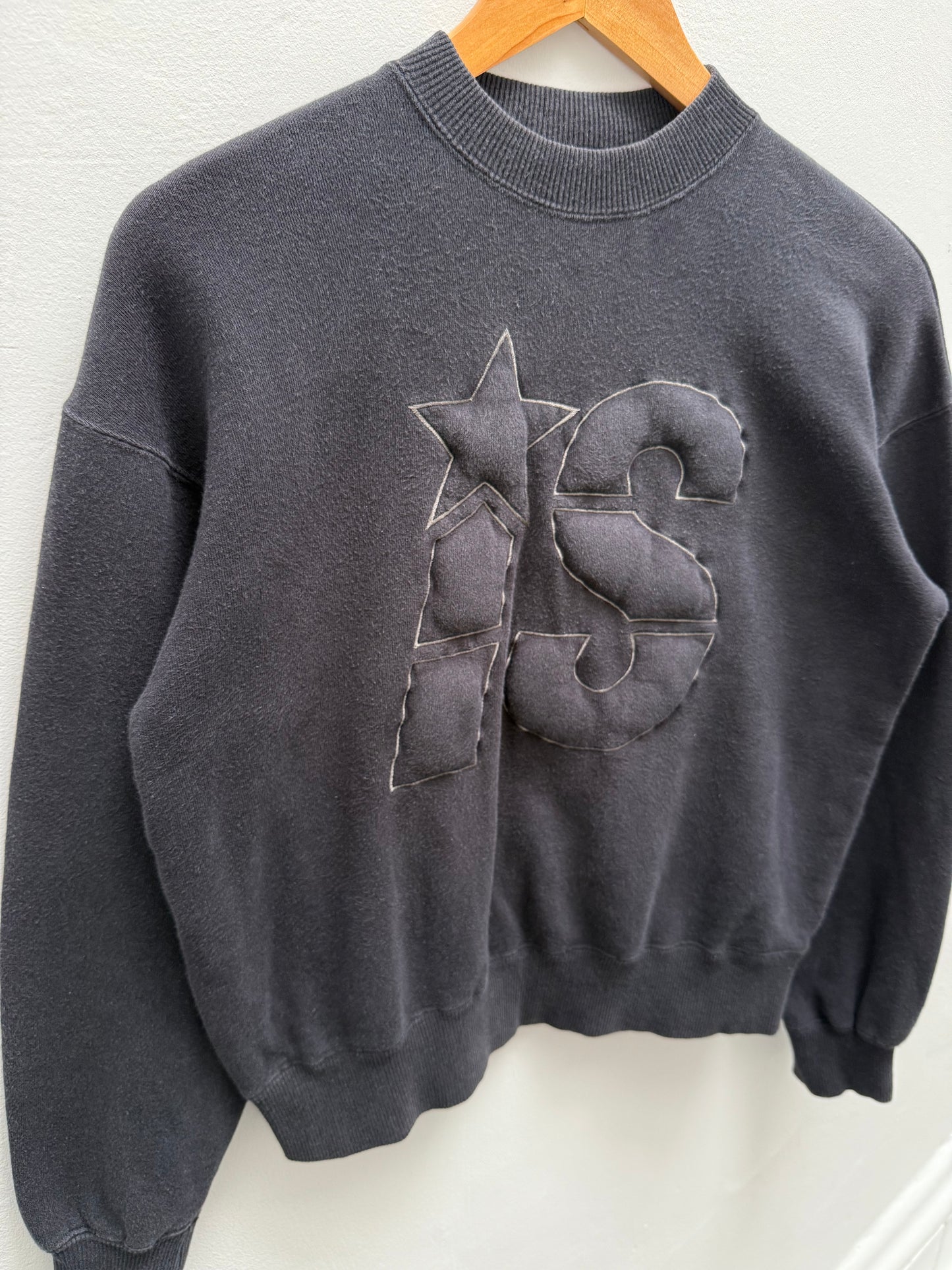 Issey Sport 80s 3D Logo Spellout Crewneck