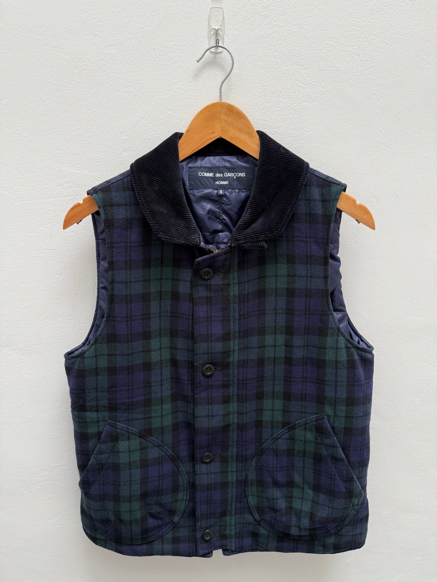 Comme des Garçons  Homme AW12 Plaid Padded Vest