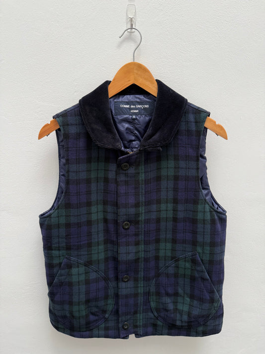 Comme des Garçons  Homme AW12 Plaid Padded Vest