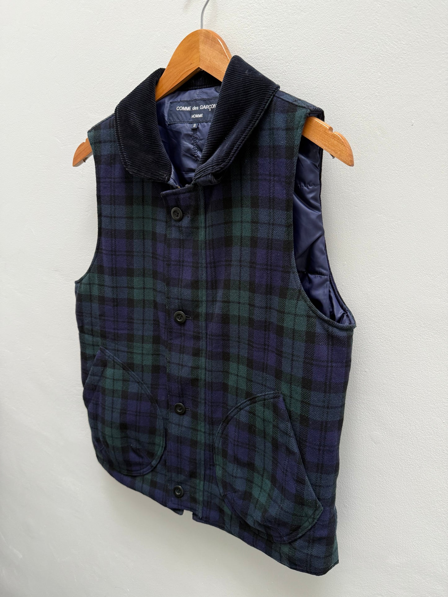 Comme des Garçons  Homme AW12 Plaid Padded Vest