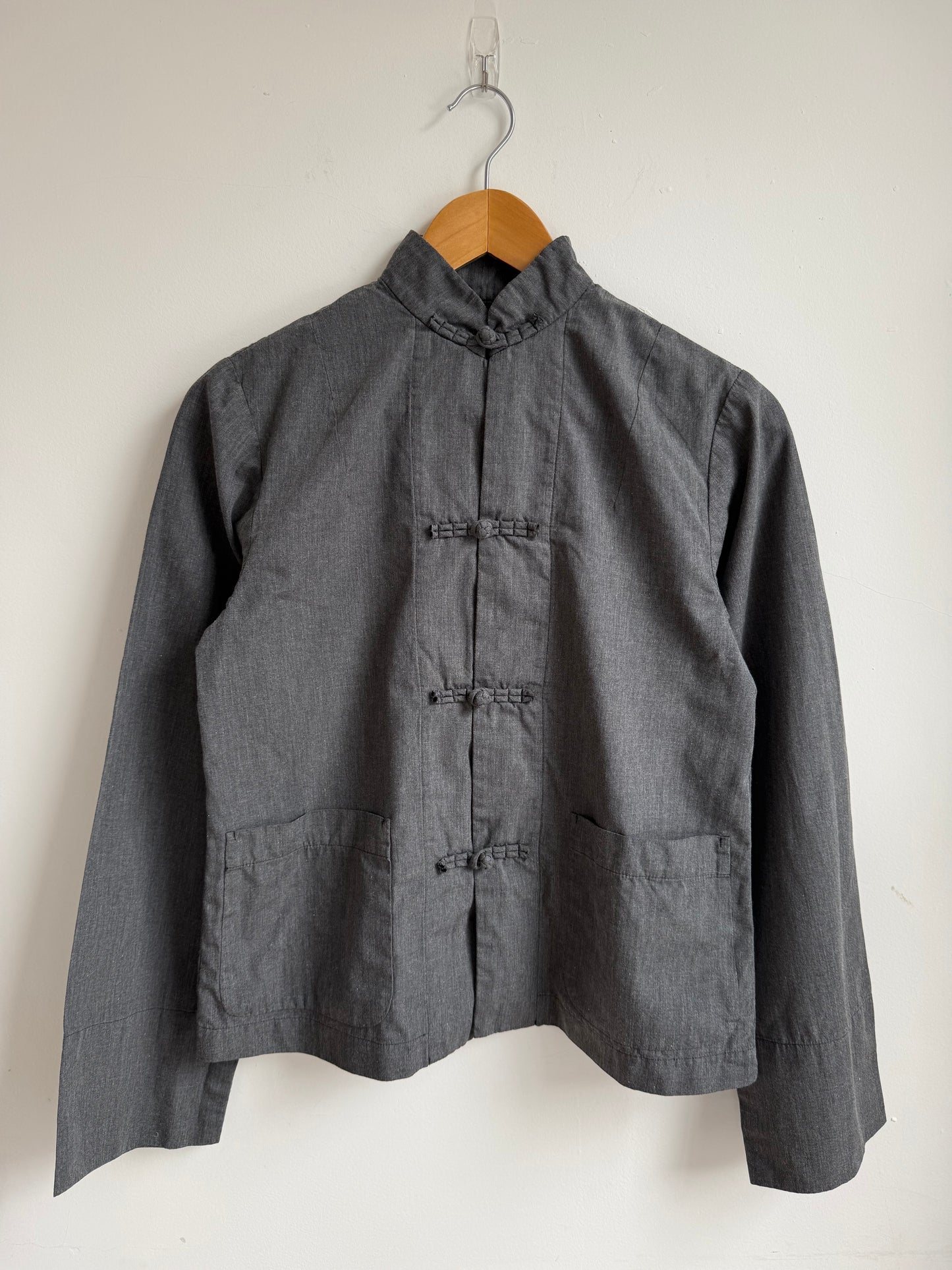 Comme des Garcons BLACK Grey China Button Shirt