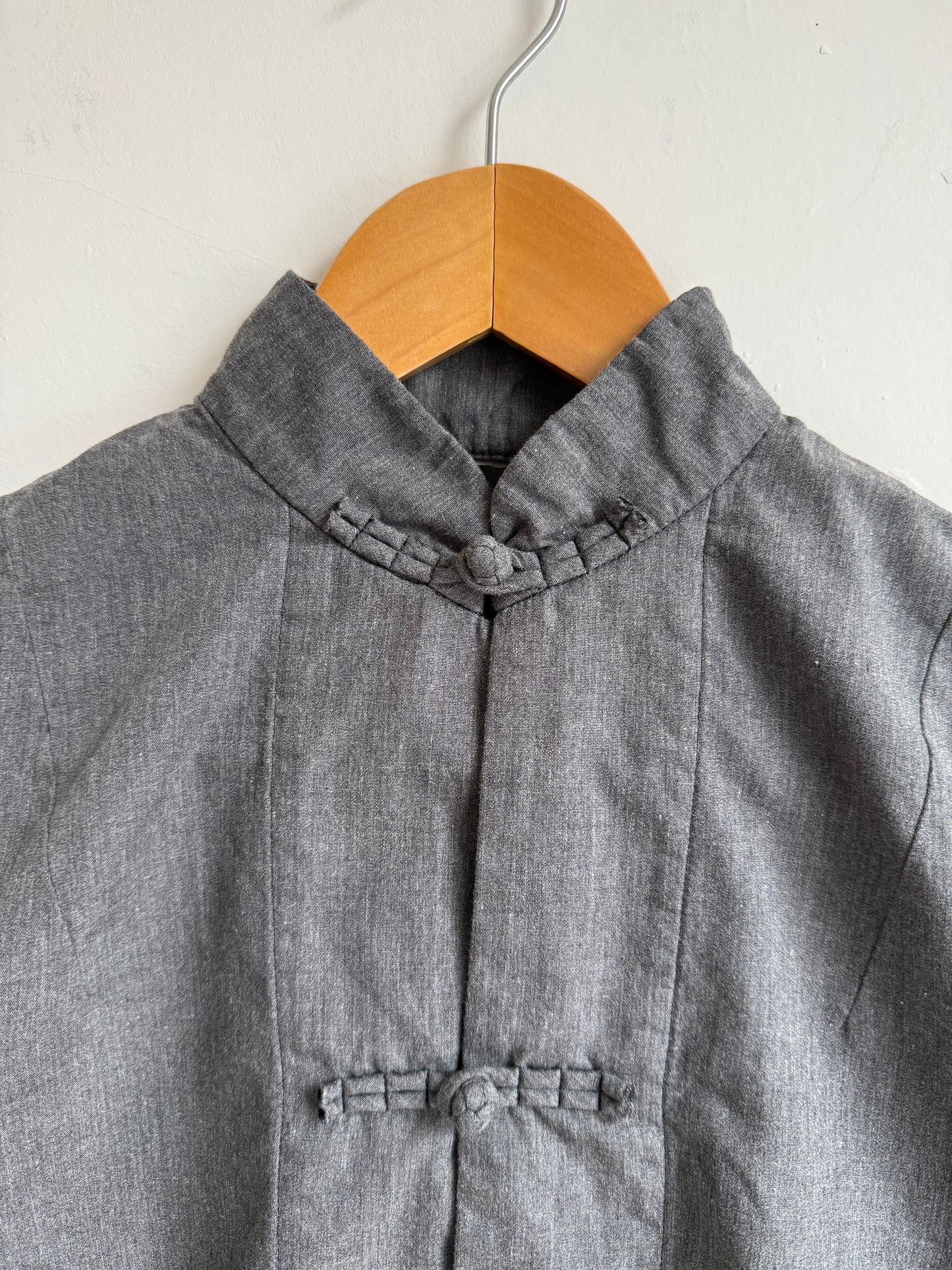 Comme des Garcons BLACK Grey China Button Shirt